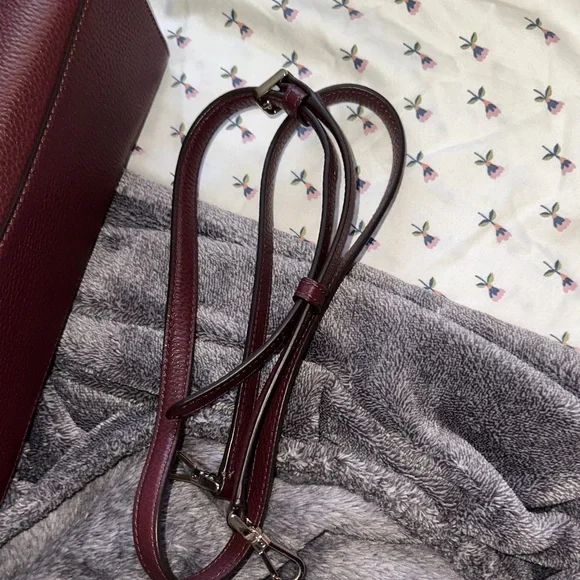 Kate Spade Plum Leather Shoulder Bag - Picture 6 of 7